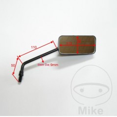 JMP Espejo retrovisor derecho negro 713.40.75