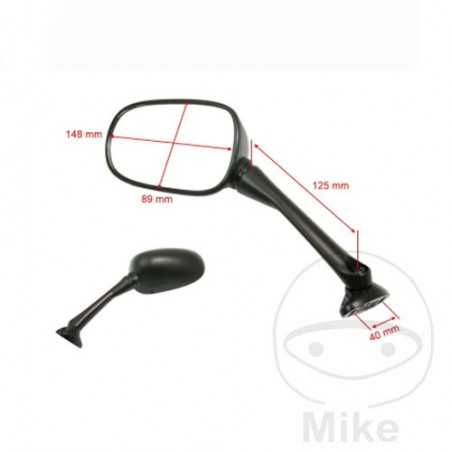 JMP black left wing mirror 713.46.53