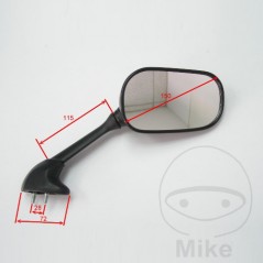 JMP black left wing mirror 713.66.90