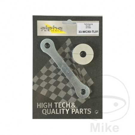 ALPHA TECHNIK Kit para bajar suspension trasera homologado 765.06.67