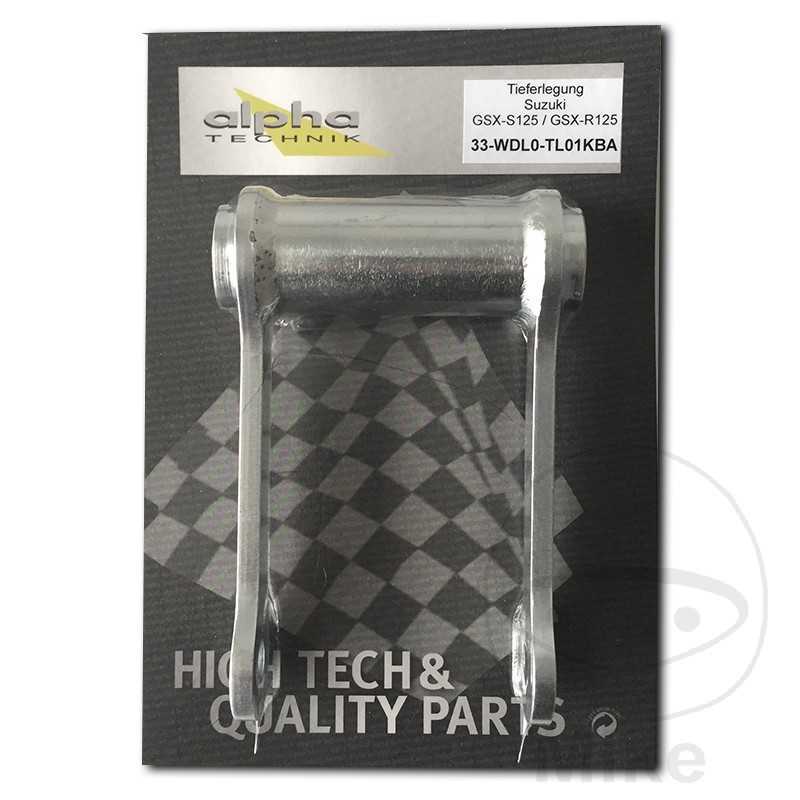 ALPHA TECHNIK Kit para bajar suspension trasera homologado 765.07.39