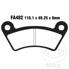 EBC Sintered motorcycle brake pads R 732.00.60