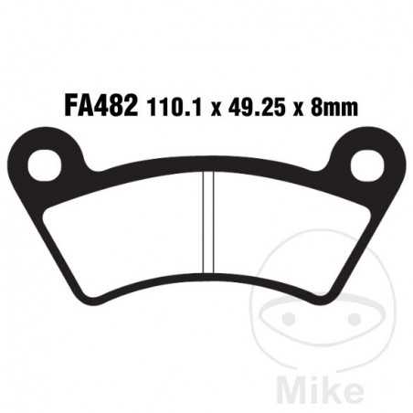 EBC Pastillas de freno sinterizadas para moto R 732.00.60