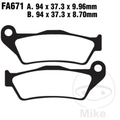 EBC SINTERED BRAKE PADS HH 732.00.56
