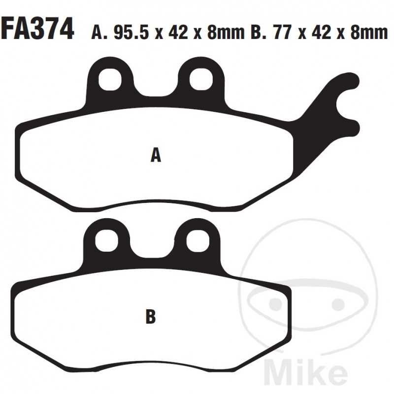 EBC Standard brake pads 732.00.38
