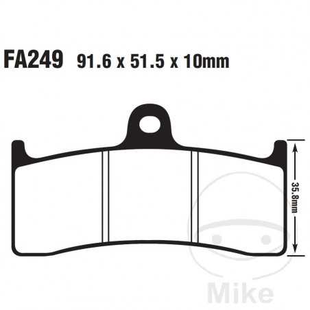 EBC Standard brake pads 732.00.40