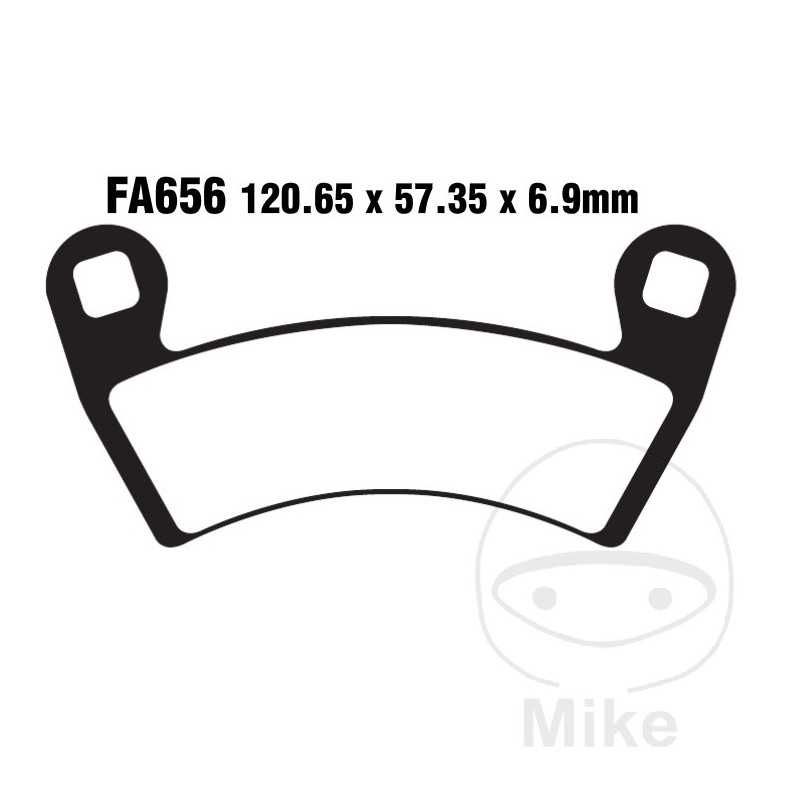 EBC Sintered motorcycle brake pads R 732.01.05