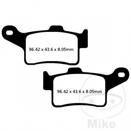 EBC Standard brake pads 732.01.25