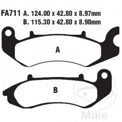 EBC Semi-sintered brake pads V 732.01.34