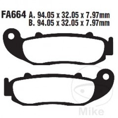 EBC Pastillas de freno sinterizadas para moto R 732.01.41