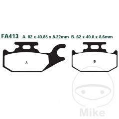 EBC Standard brake pads SCOOTER 732.27.12