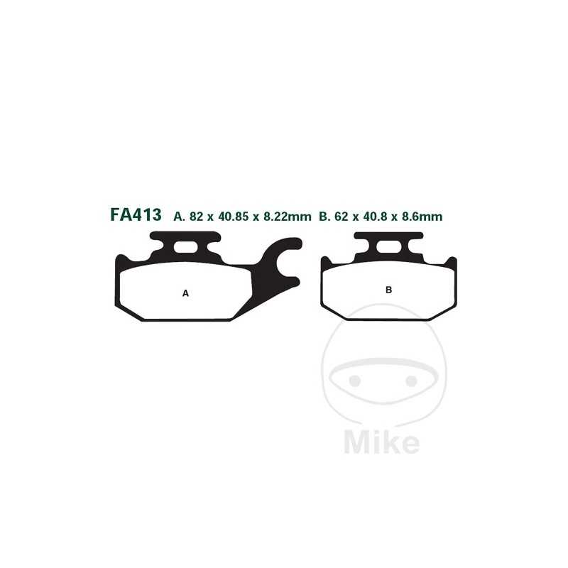 EBC Standard brake pads SCOOTER 732.27.12