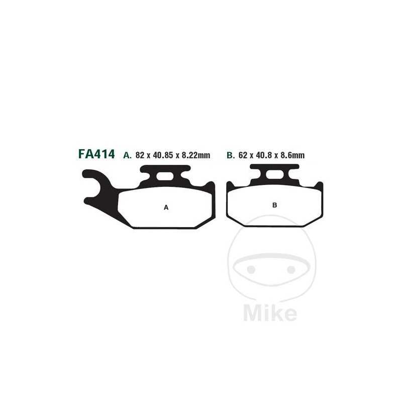 EBC SINTERED BRAKE PADS R ALTN: 7874712 732.21.59