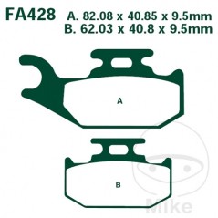 EBC SINTERED BRAKE PADS R ALTN: 7874589 732.23.40
