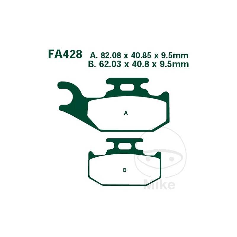 EBC SINTERED BRAKE PADS R ALTN: 7874589 732.23.40