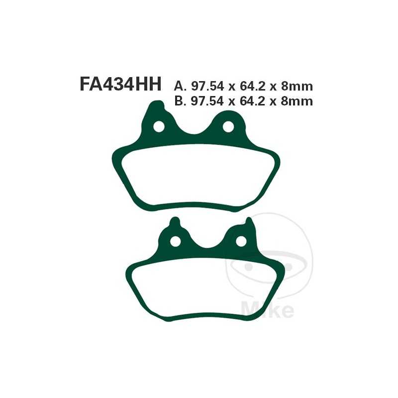 EBC SINTERED BRAKE PADS HH ALTN: 7874175 732.24.98