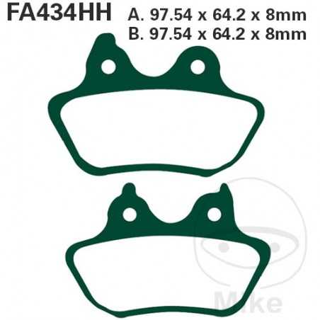 EBC SINTERED BRAKE PADS HH ALTN: 7874175 732.24.98