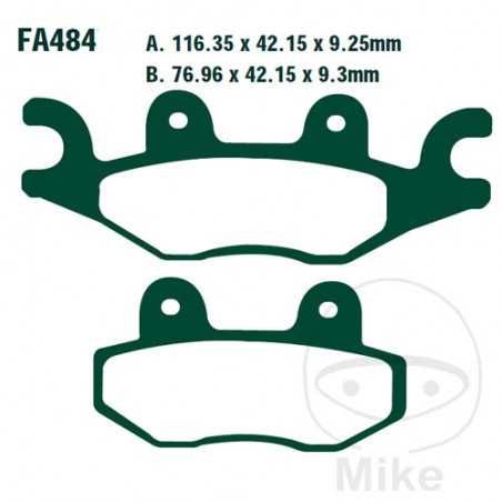 EBC Standard brake pads 732.33.63