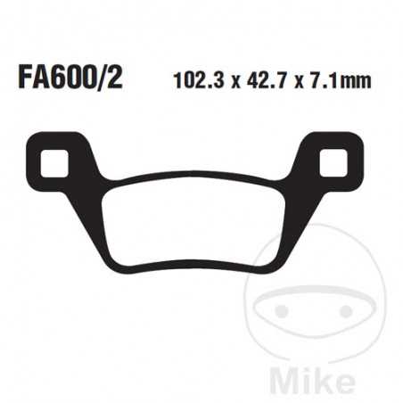 EBC Pastillas de freno sinterizadas para moto R 732.35.61