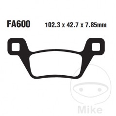 EBC Pastillas de freno sinterizadas para moto R 732.35.87