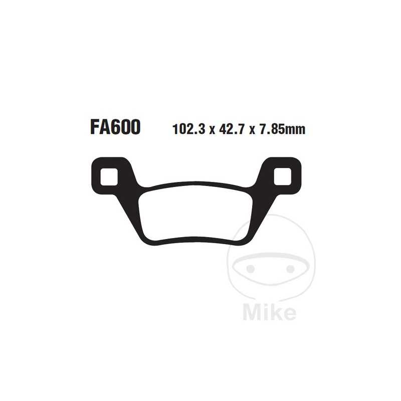 EBC Sintered motorcycle brake pads R 732.35.87