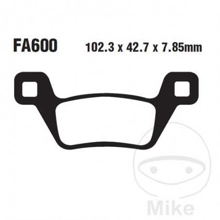 EBC Sintered motorcycle brake pads R 732.35.87