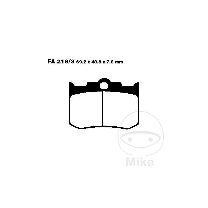 EBC SINTERED BRAKE PADS HH 732.05.42
