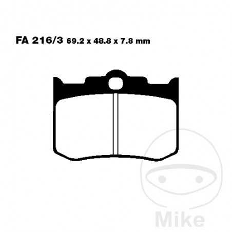 EBC SINTERED BRAKE PADS HH 732.05.42