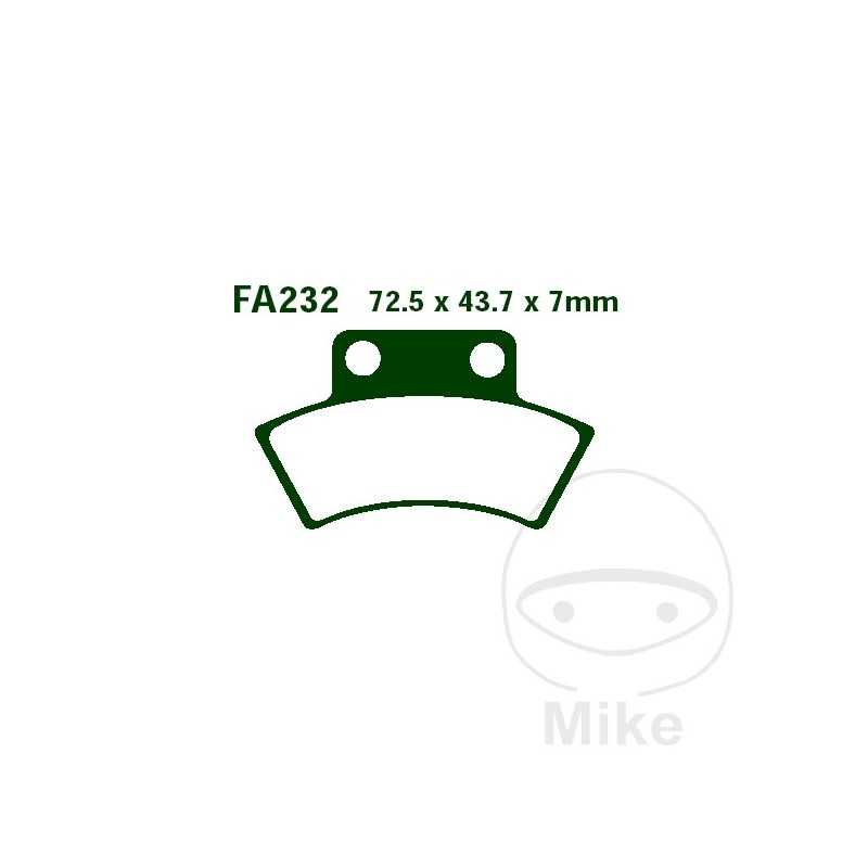 EBC Standard brake pads 732.54.75