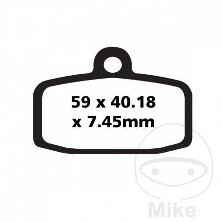 EBC Sintered motorcycle brake pads R 737.69.01