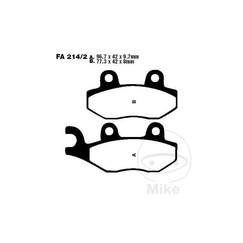 EBC SINTERED BRAKE PADS HH 732.05.00