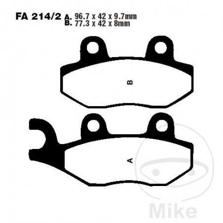 EBC SINTERED BRAKE PADS HH 732.05.00