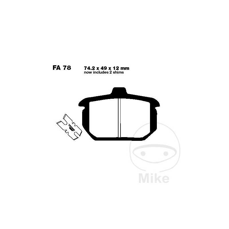 EBC Standard brake pads 732.84.38