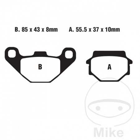 EBC Standard brake pads 737.00.05