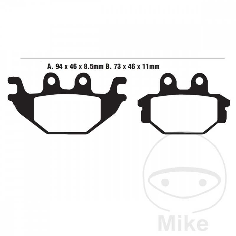 EBC Standard brake pads 737.00.10