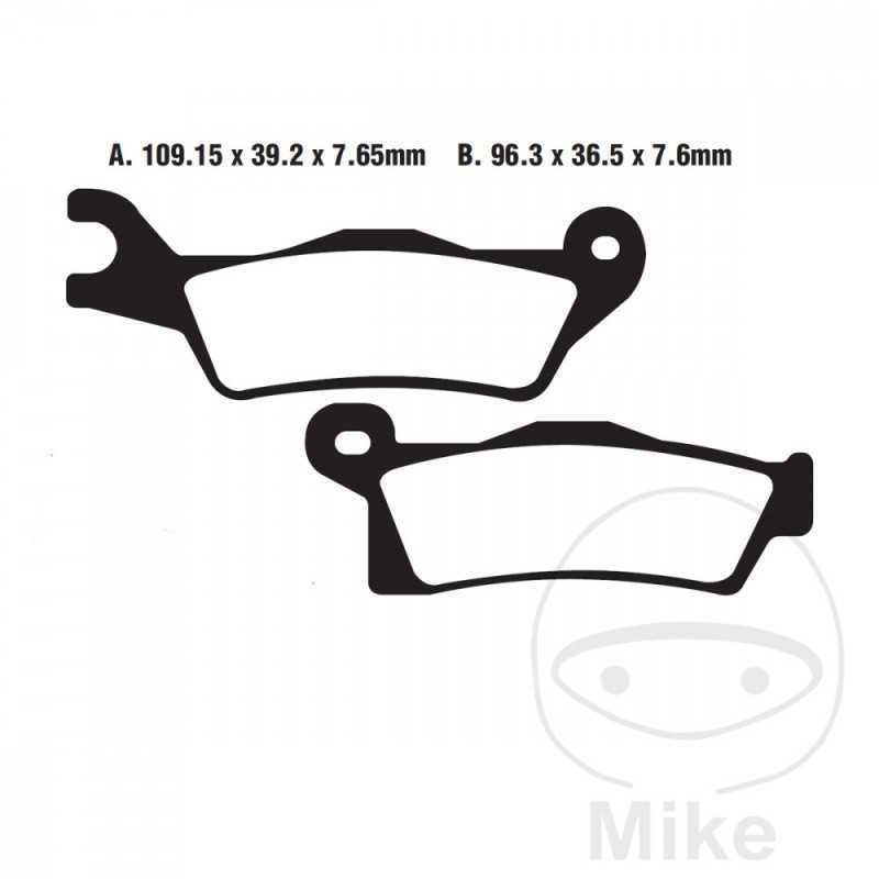 EBC Standard brake pads 737.00.40