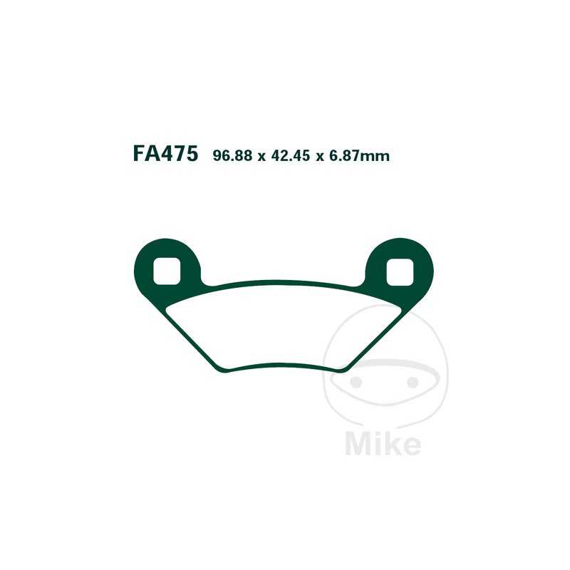 EBC Sintered motorcycle brake pads R 737.00.34