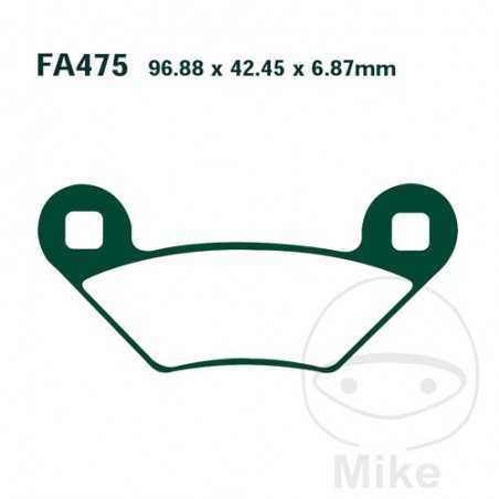 EBC Pastillas de freno sinterizadas para moto R 737.00.34