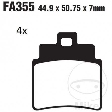 EBC Pastillas de freno carbono SCOOTER ALTN: 7873862 737.01.58