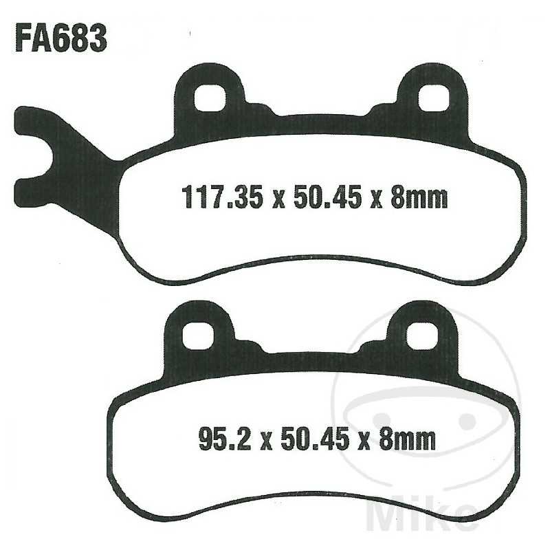 EBC Standard brake pads 737.01.83
