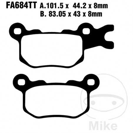 EBC Pastillas de freno estándar 737.01.91