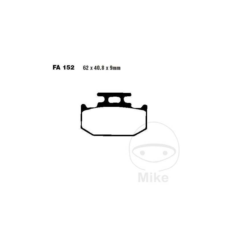 EBC Sintered motorcycle brake pads R 737.71.04