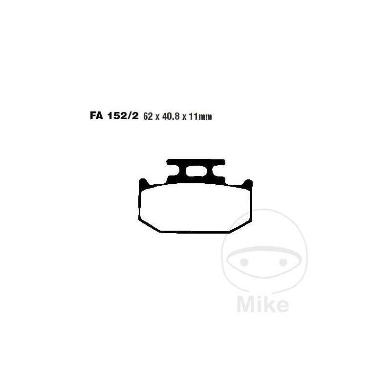 EBC SINTERED BRAKE PADS R ALTN: 7873003 737.71.12