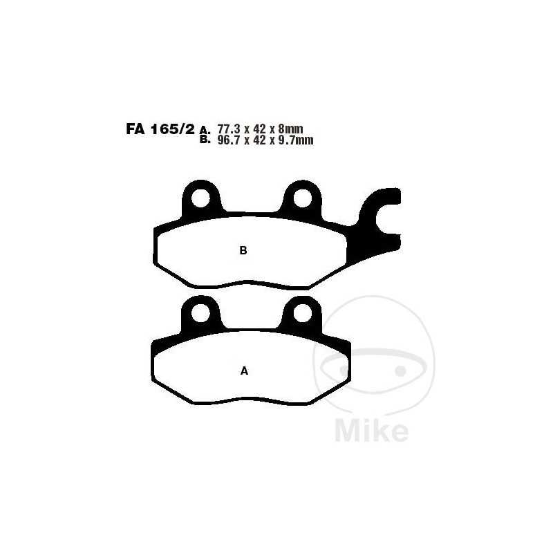 EBC SINTERED BRAKE PADS R ALTN: 7872575 732.12.01