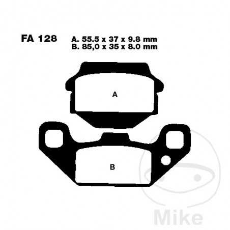 EBC Standard brake pads 737.66.01
