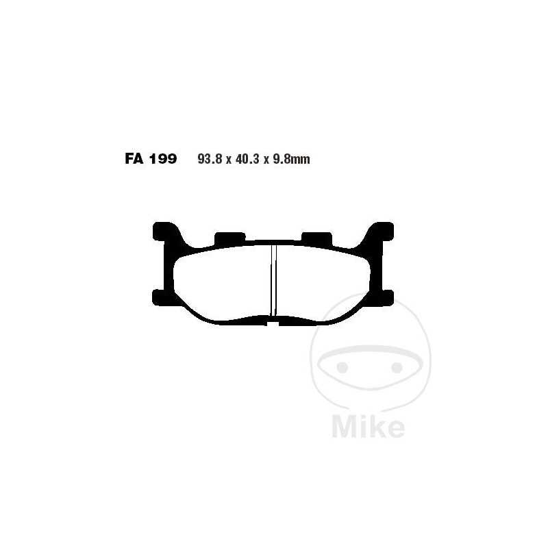 EBC carbon brake pads SCOOTER ALTN: 7872781 732.05.28