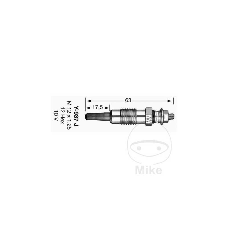 NGK diesel glow plug Y-937J 
D-POWER 5 133.01.51