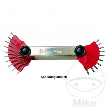 16 Blade Gum Gauge Kit 1.50-3.00 MM 647.08.01