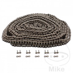 Open timing chain spool with rivet closure 25H/1200 741.02.00