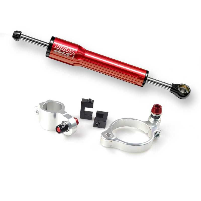 BITUBO Amortiguador de dirección rojo KIT073A1 59728